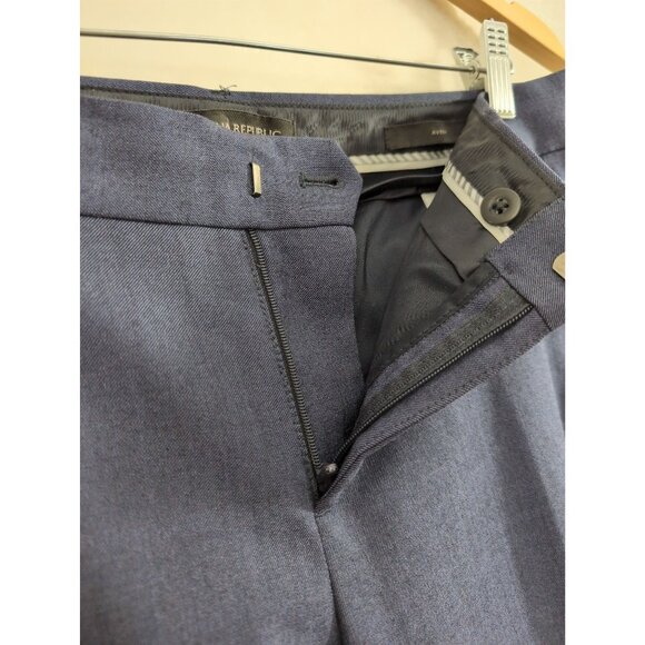 Banana Republic Avary Straight Pant Womens 8 Blue Chic Tailored Career Capsule - Picture 5 of 11